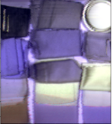 cotton, polyester, elastane, in SWIR